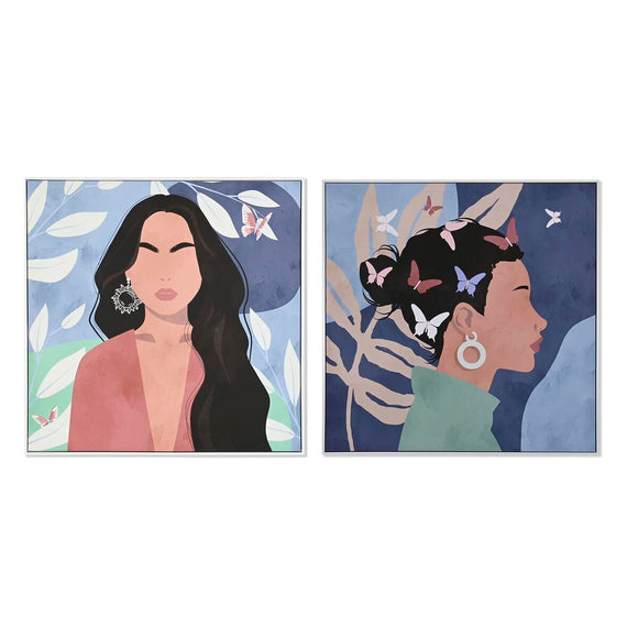 Canvas DKD Home Decor polystyrene Canvas 103 x 4,5 x 103 cm-0