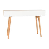 Console DKD Home Decor Fir Natural White 120 x 35 x 80 cm-1