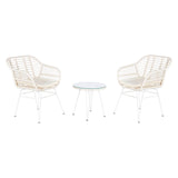 Table set with 2 chairs DKD Home Decor 56 x 57,5 x 82 cm-0