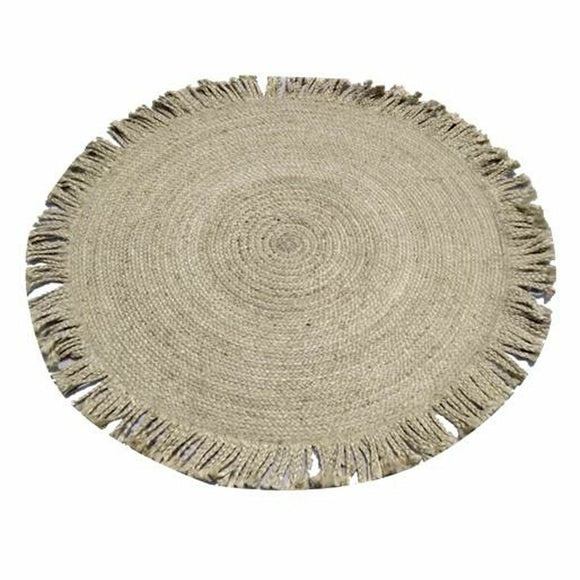 Carpet DKD Home Decor Natural Jute (200 x 200 x 1,5 cm)-0