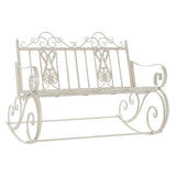 Rocking Chair DKD Home Decor Metal Aluminium White (118 x 90 x 92 cm)-0