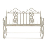 Rocking Chair DKD Home Decor Metal Aluminium White (118 x 90 x 92 cm)-1