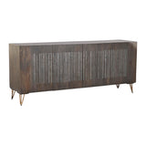 Sideboard DKD Home Decor Brown Metal Mango wood 177 x 45 x 77 cm-0
