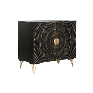 Sideboard DKD Home Decor Black Golden 81 x 45 x 75 cm-0