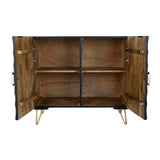 Sideboard DKD Home Decor Black Golden 81 x 45 x 75 cm-8