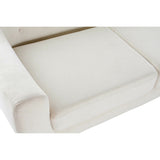 Chaise Longue Sofa DKD Home Decor Cream Rubber wood 226 x 144 x 84 cm-1
