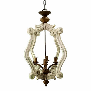 Ceiling Light DKD Home Decor Metal Fir Vintage Aged finish 33 x 33 x 68,5 cm 35 x 36 x 77,5 cm-0