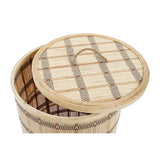 Basket set DKD Home Decor Brown Natural Bamboo (2 Pieces)-2