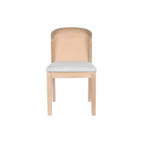 Dining Chair DKD Home Decor Fir Polyester Light grey (46 x 61 x 86 cm)-3