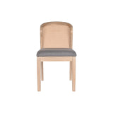 Dining Chair DKD Home Decor Fir Polyester Dark grey (46 x 61 x 86 cm)-2