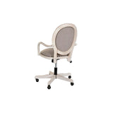 Office Chair DKD Home Decor White Light grey 52 x 50 x 88 cm-4