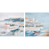 DKD Home Decor Painting 100x100 cm Hand-Painted Refurbished A
