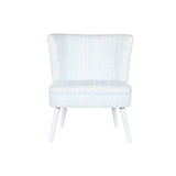 Armchair DKD Home Decor 73 x 67 x 85 cm Blue Wood White-5