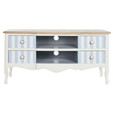 TV furniture DKD Home Decor White Sky blue (120 x 48 x 60 cm)-2