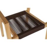 Table set with 4 chairs DKD Home Decor 90 x 90 x 75 cm-6