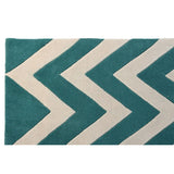 Carpet DKD Home Decor 160 x 230 x 2 cm Polyester Zigzag Bicoloured-1