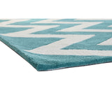 Carpet DKD Home Decor 160 x 230 x 2 cm Polyester Zigzag Bicoloured-2