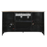 Bar unit DKD Home Decor White Brown Black 157 x 52 x 90 cm BAR-6