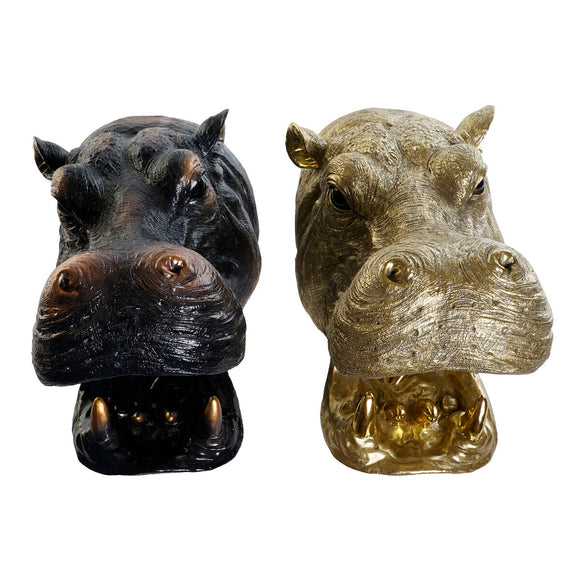 Wall Light DKD Home Decor Copper Golden 50 W Colonial Hippopotamus 220 V 35 x 23 x 34 cm (2 Units)-0