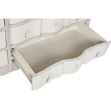 Chest of drawers DKD Home Decor 155 x 51,5 x 90,5 cm White Cream Mango wood MDF Wood-3