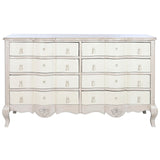 Chest of drawers DKD Home Decor 155 x 51,5 x 90,5 cm White Cream Mango wood MDF Wood-4