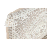 Armchair DKD Home Decor White Beige 90 x 56 x 15 cm-1