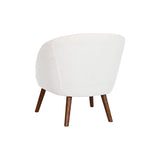 Armchair DKD Home Decor White Brown 74 x 69 x 79 cm 76 x 69 x 73 cm-3