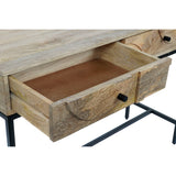 Console DKD Home Decor Metal Mango wood 108 x 38 x 76 cm-2