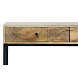 Console DKD Home Decor Metal Mango wood 108 x 38 x 76 cm-4