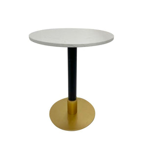 Side table DKD Home Decor Metal White Marble 50 x 50 x 61 cm-0