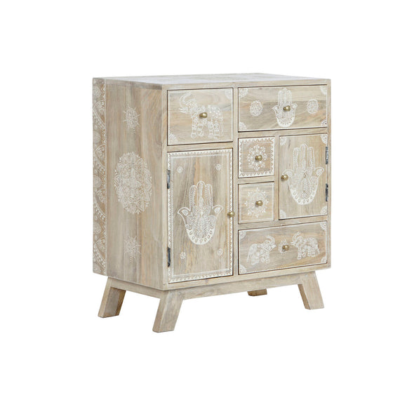 Chest of drawers DKD Home Decor Natural Mango wood 61 x 33,5 x 68,5 cm-0