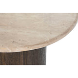 Centre Table DKD Home Decor Beige Dark brown Stone Mango wood 120 x 70 x 42 cm-3