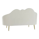 Sofa DKD Home Decor White Metal Clouds Scandi 155 x 75 x 92 cm-2
