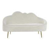 Sofa DKD Home Decor White Metal Clouds Scandi 155 x 75 x 92 cm-1