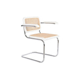 Floor chair DKD Home Decor White Silver Natural 65,5 x 62 x 79 cm-0