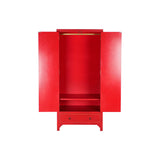 Cupboard DKD Home Decor 85,5 x 50,5 x 186,2 cm Fir Red MDF Wood-2