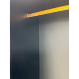 Cupboard DKD Home Decor 85,5 x 50,5 x 186,2 cm Fir Black MDF Wood-2