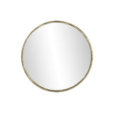 Wall mirror DKD Home Decor 80 x 2,5 x 80 cm Crystal Golden Aluminium-0