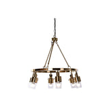 Ceiling Light DKD Home Decor 66 x 66 x 60 cm Crystal Golden Metal 40 W-1