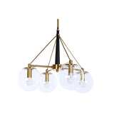 Ceiling Light DKD Home Decor 50 x 50 x 144 cm Crystal Golden Metal 50 W-2