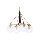 Ceiling Light DKD Home Decor 50 x 50 x 144 cm Crystal Golden Metal 50 W-1
