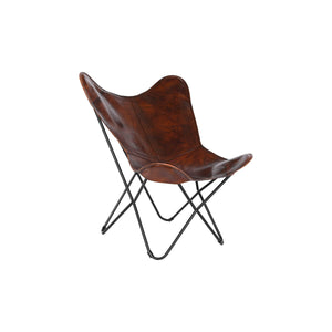 Chair DKD Home Decor Brown Metal 76 x 76 x 89 cm-0