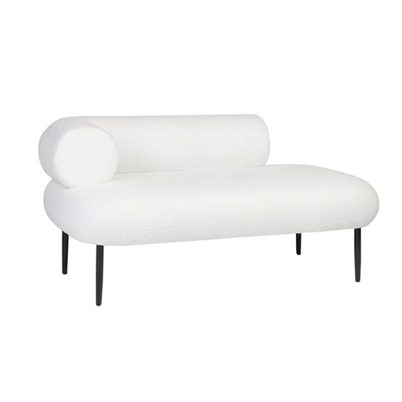 Sofa DKD Home Decor White Black Metal Scandi 127,5 x 73,5 x 64 cm-0