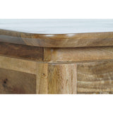 Centre Table DKD Home Decor 116 x 60 x 46 cm Metal Aluminium Mango wood-3