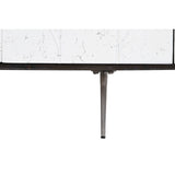 Sideboard DKD Home Decor 150 x 43 x 80 cm White Dark brown Mango wood-2