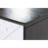 Chest of drawers DKD Home Decor 70 x 40 x 105 cm White Dark brown Mango wood-3