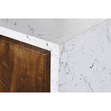 Sideboard DKD Home Decor White Dark brown Mango wood 150 x 40 x 80 cm-8
