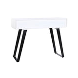 Console DKD Home Decor Metal White Mango wood 105 x 35 x 77 cm-5