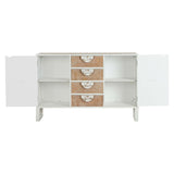Sideboard DKD Home Decor Fir Metal White 120 x 35 x 80 cm-7
