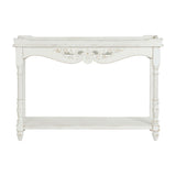 Console DKD Home Decor 120 x 40 x 84,5 cm Fir White MDF Wood-4